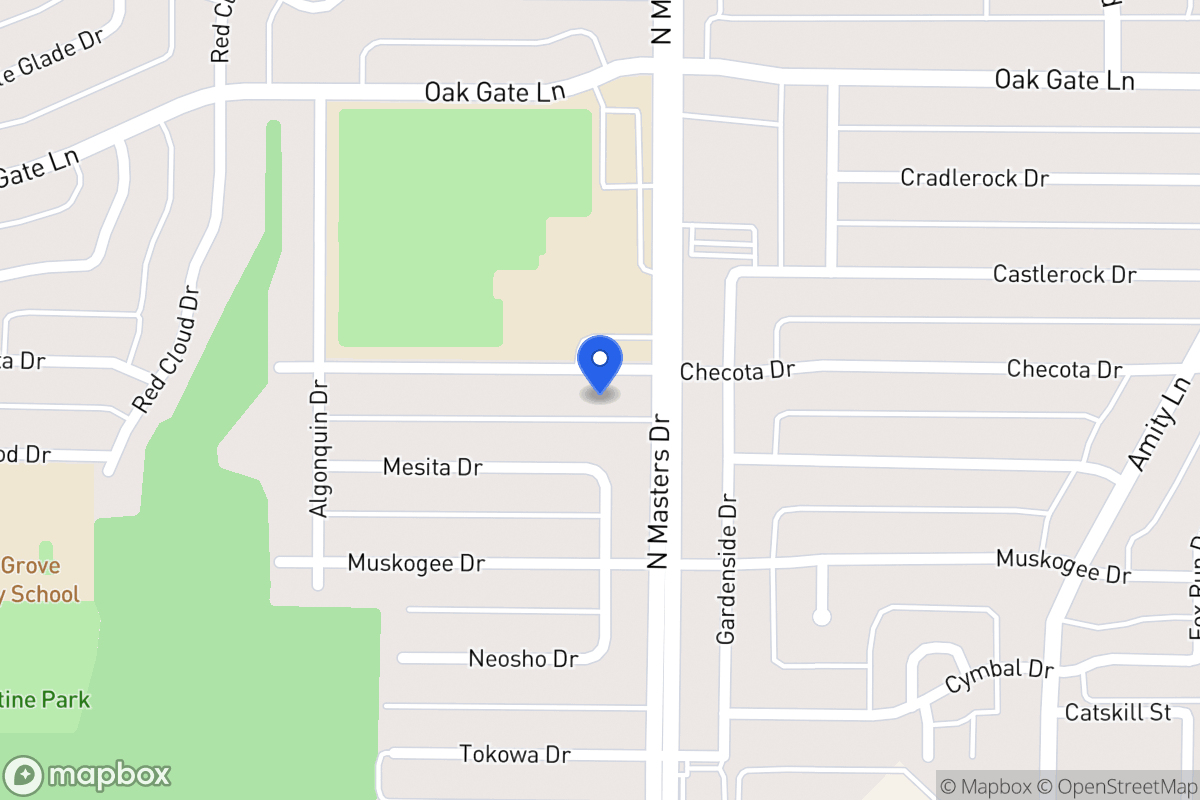 Map of 10124 Checota Dr