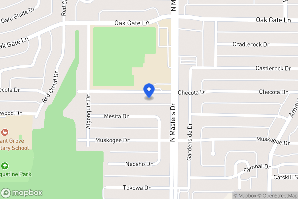 Map of 10116 Checota Dr