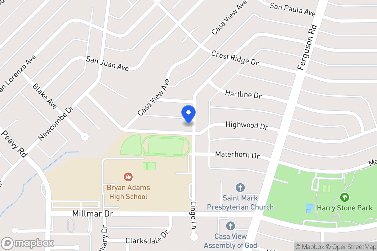 Map of 2251 Highwood Dr