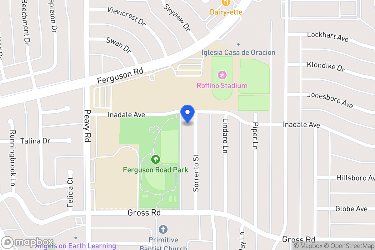 Map of 9309 Sorrento St
