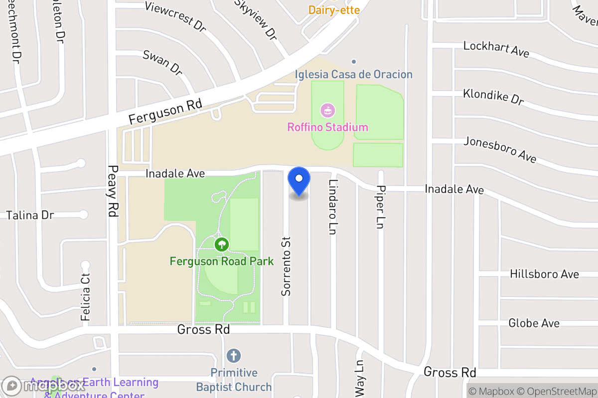 Map of 9304 Sorrento St