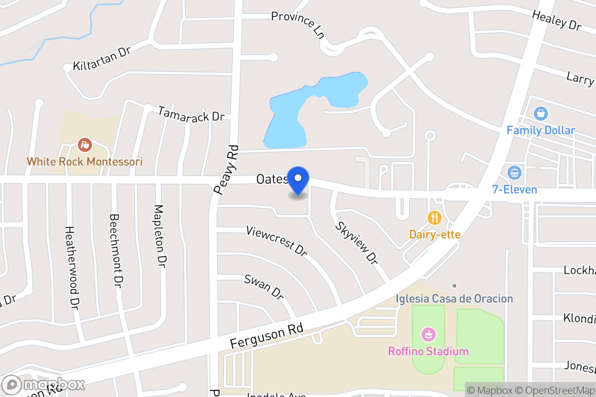 Map of 1848 Oates Dr
