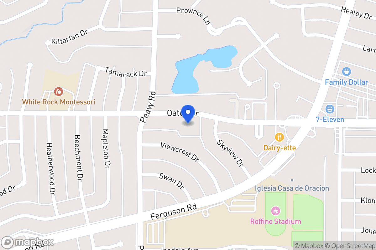 Map of 1844 Oates Dr