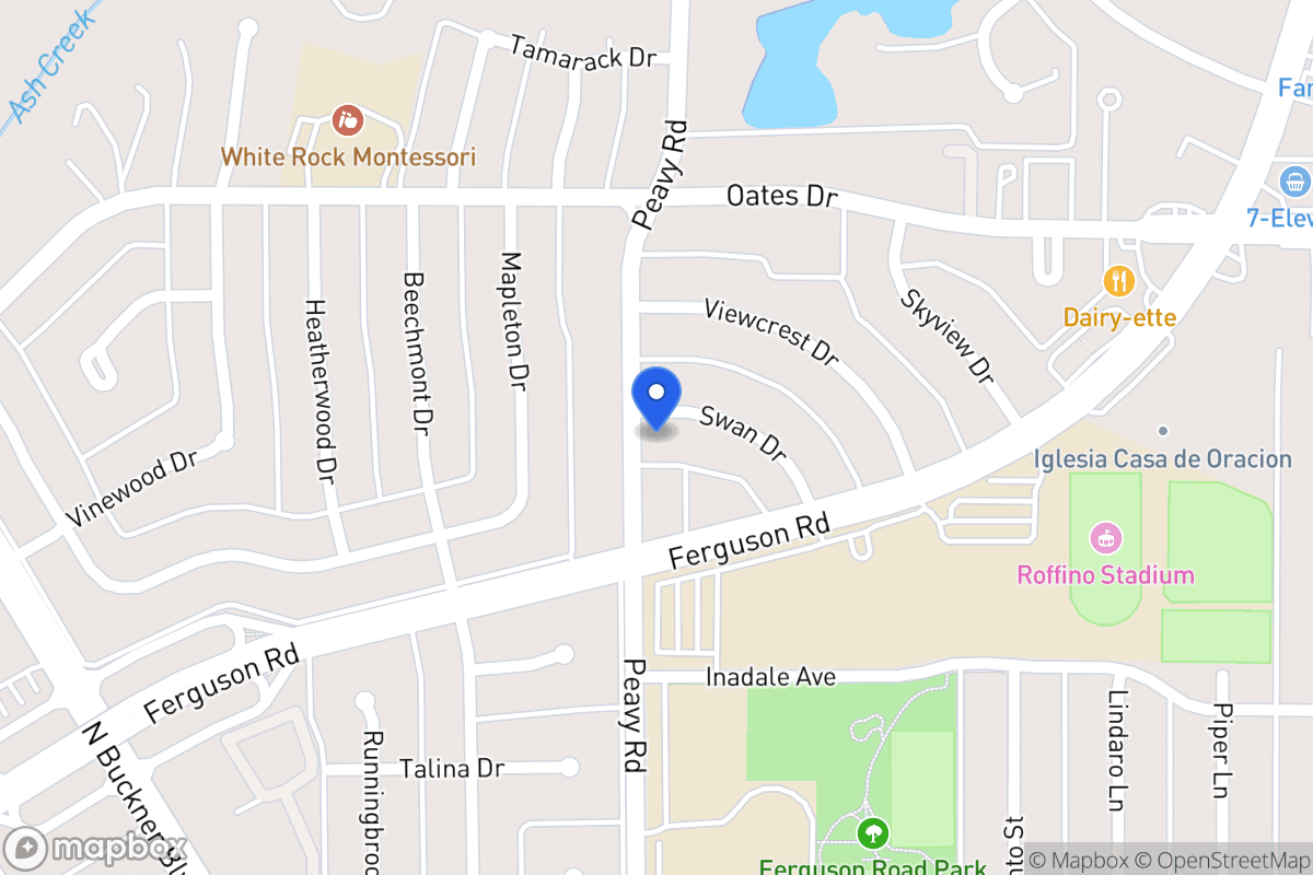 Map of 1806 Swan Dr