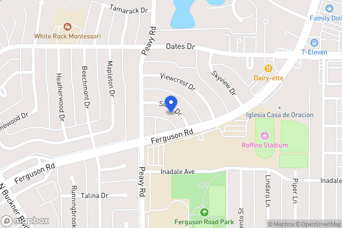Map of 1838 Swan Dr