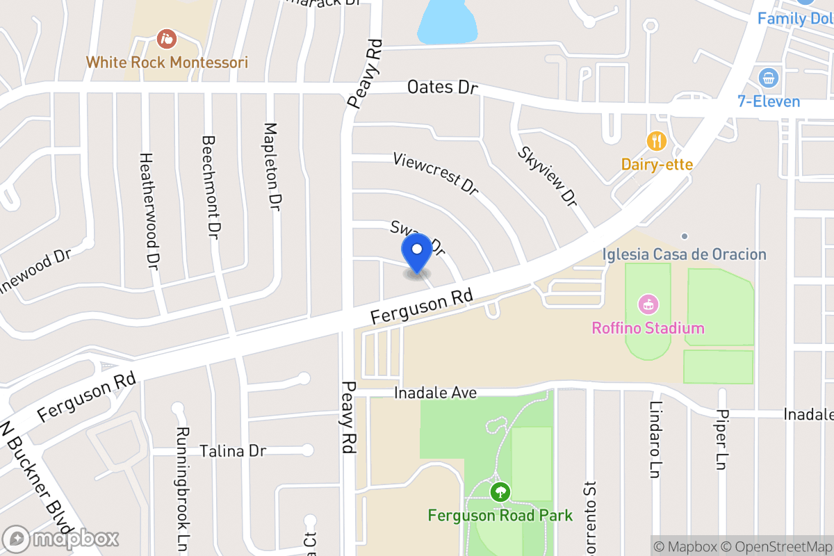 Map of 9719 Ferguson Rd