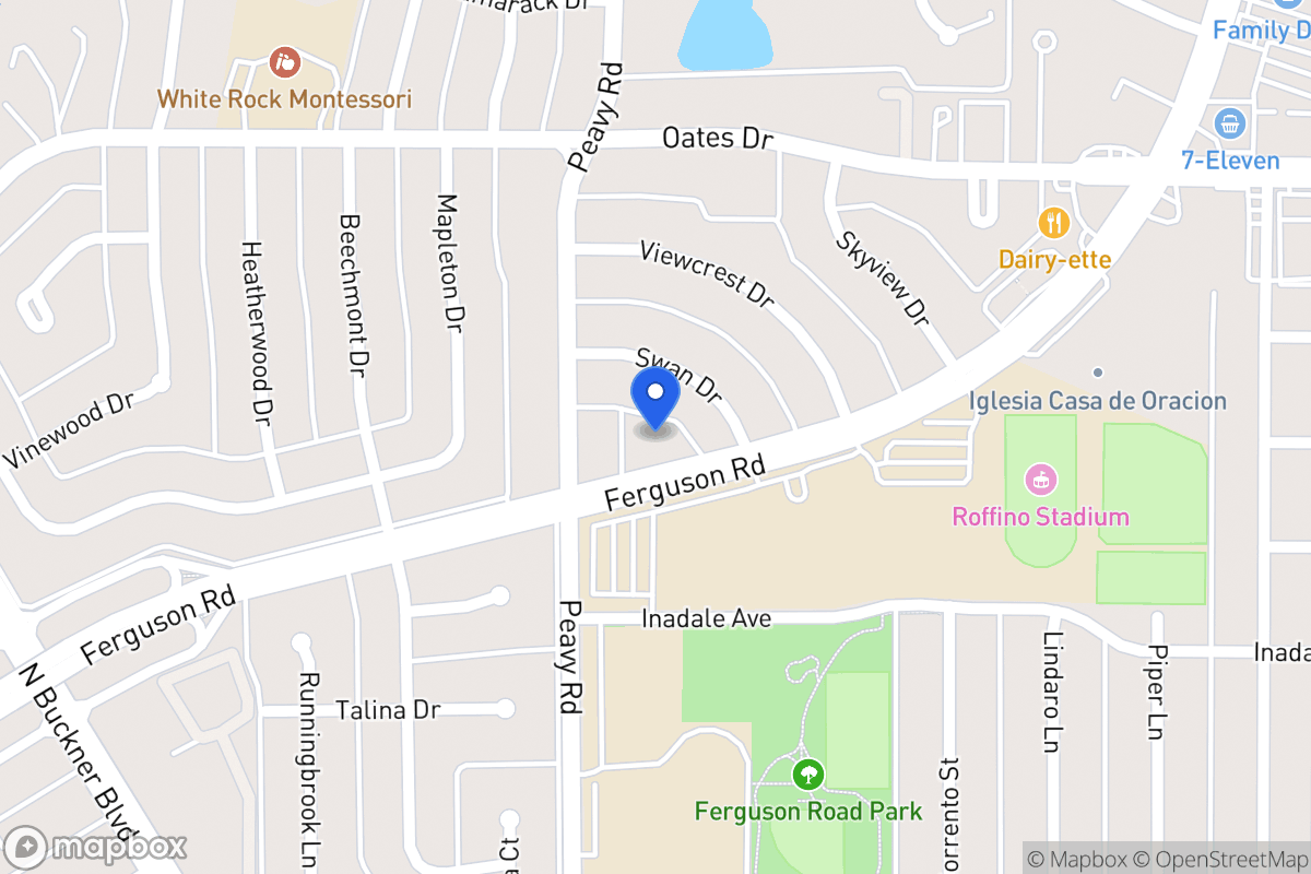Map of 9715 Ferguson Rd