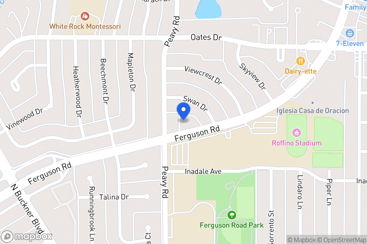 Map of 9711 Ferguson Rd