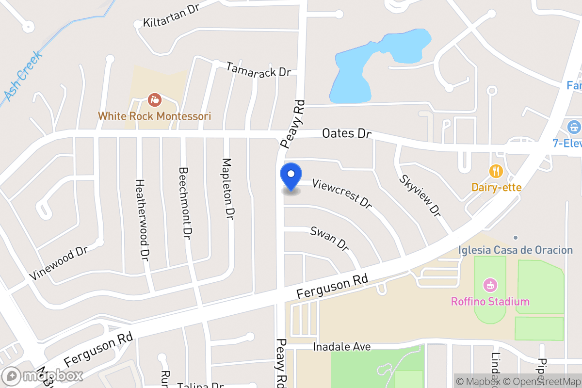 Map of 1806 Viewcrest Dr