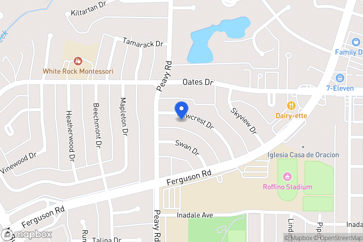 Map of 1824 Viewcrest Dr