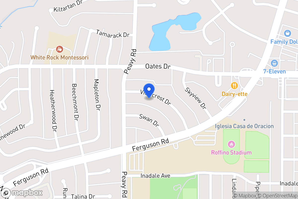 Map of 1830 Viewcrest Dr