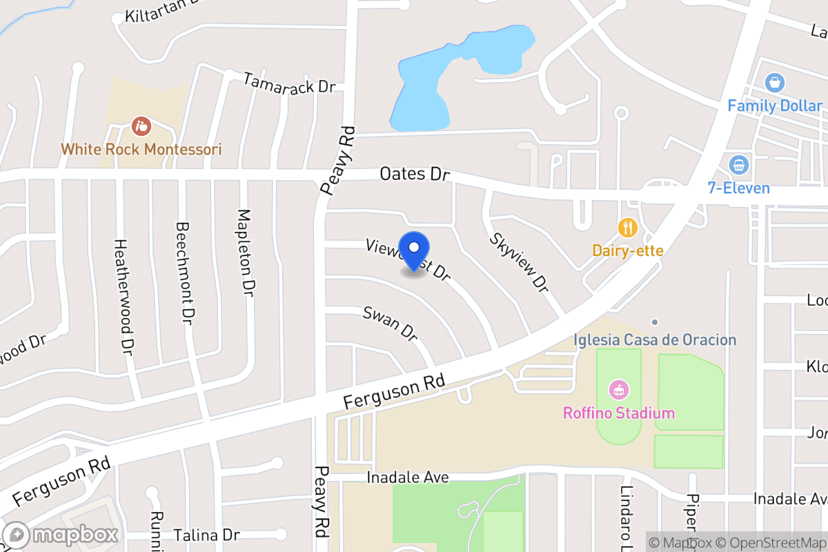 Map of 1840 Viewcrest Dr