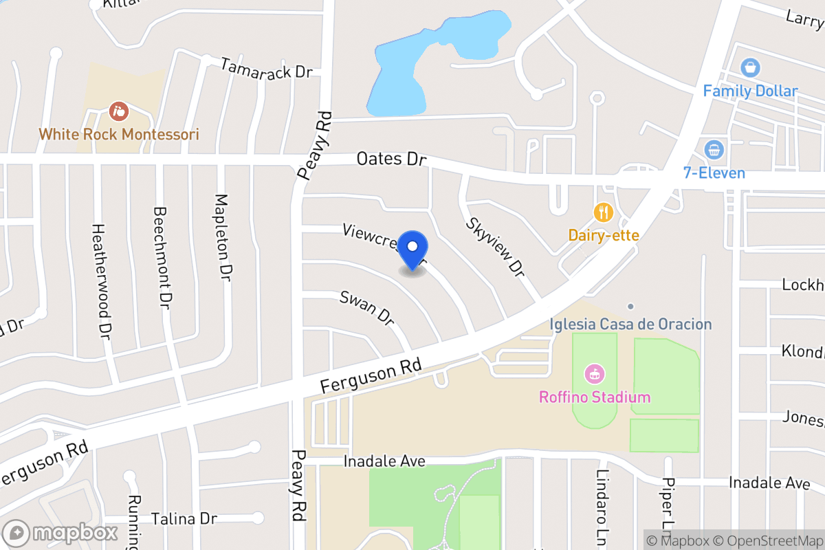 Map of 1906 Viewcrest Dr