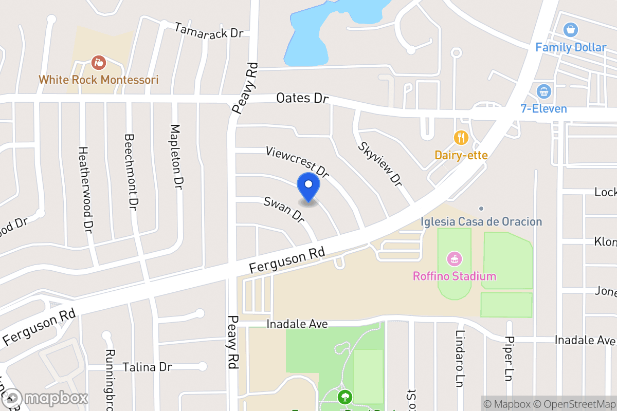 Map of 1841 Swan Dr