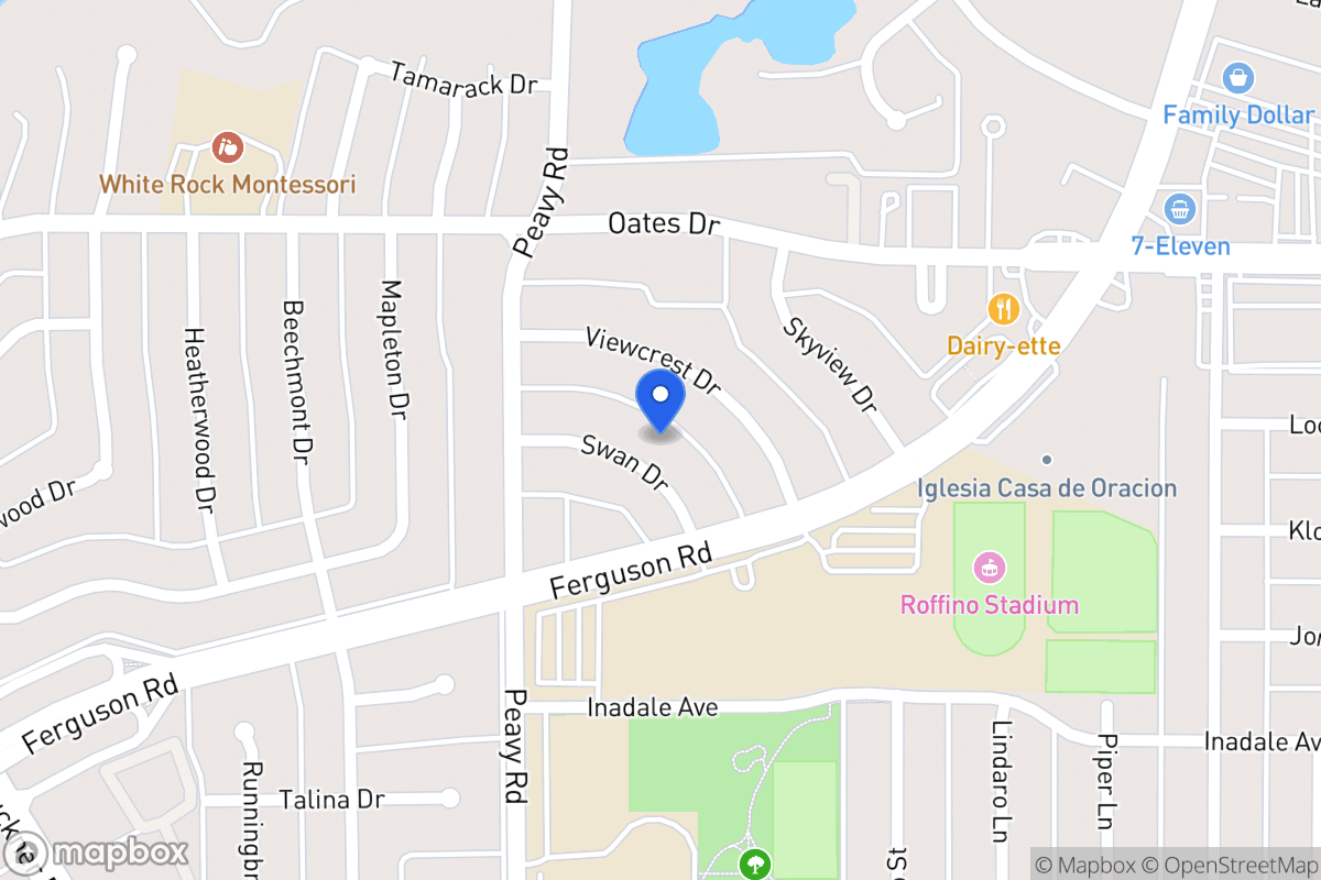 Map of 1837 Swan Dr