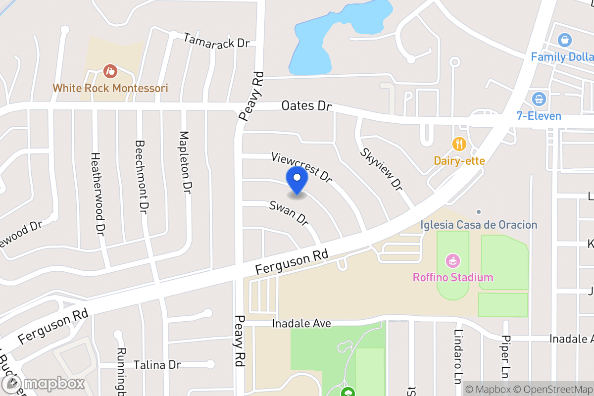 Map of 1831 Swan Dr