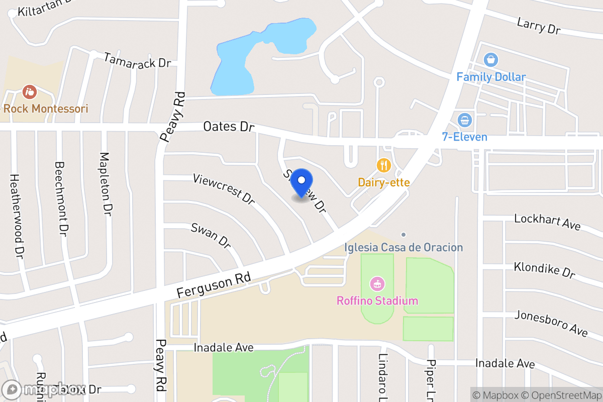 Map of 9723 Skyview Dr