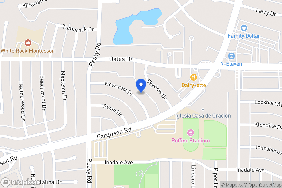 Map of 1915 Viewcrest Dr