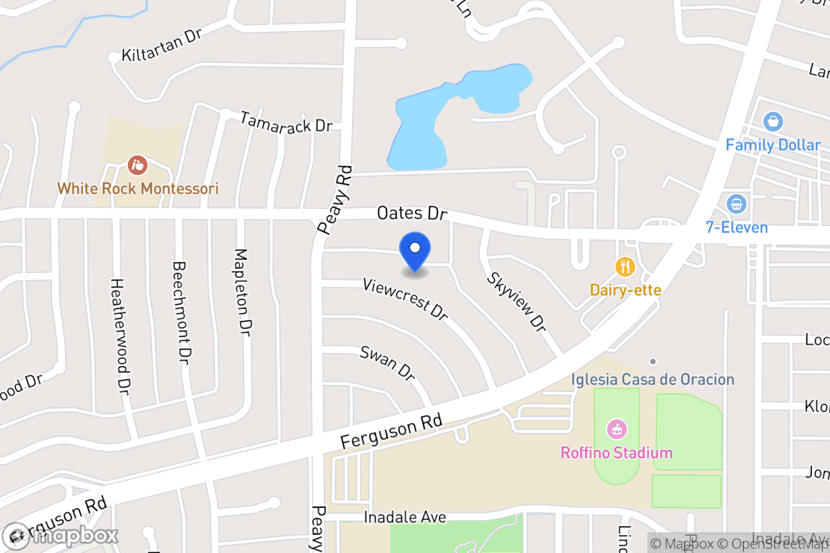 Map of 1835 Viewcrest Dr