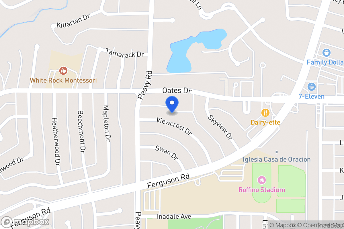 Map of 1831 Viewcrest Dr