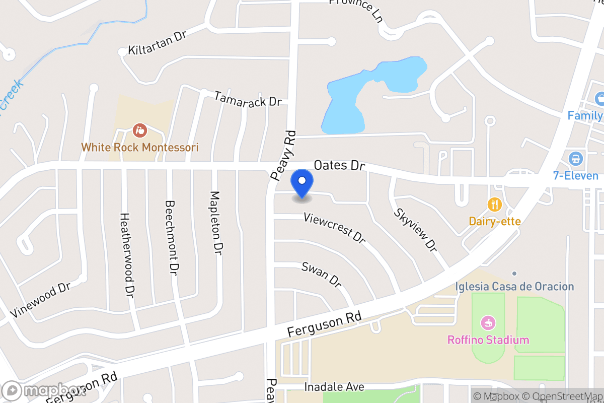 Map of 1815 Viewcrest Dr