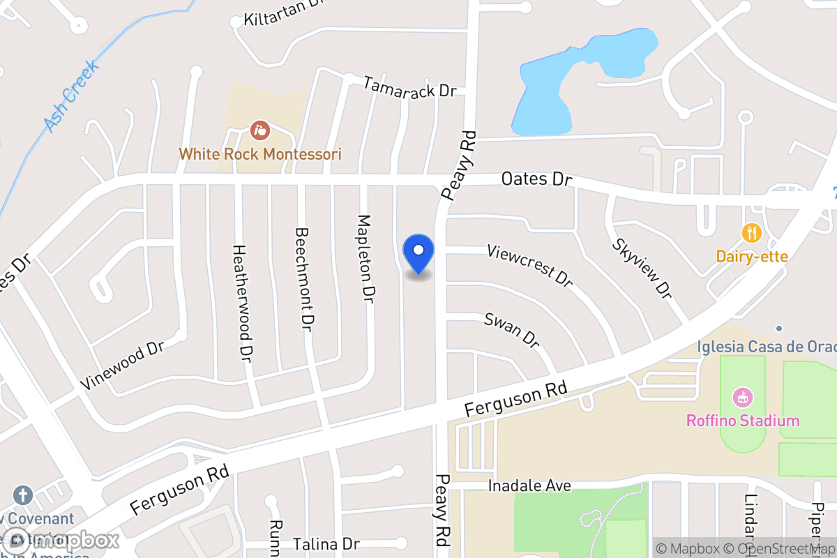 Map of 2637 Peavy Rd