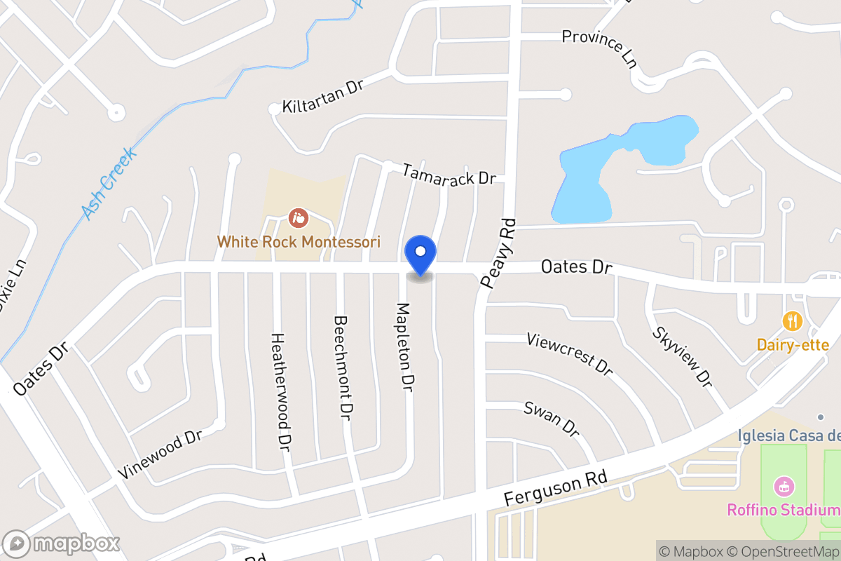 Map of 1768 Mapleton Dr