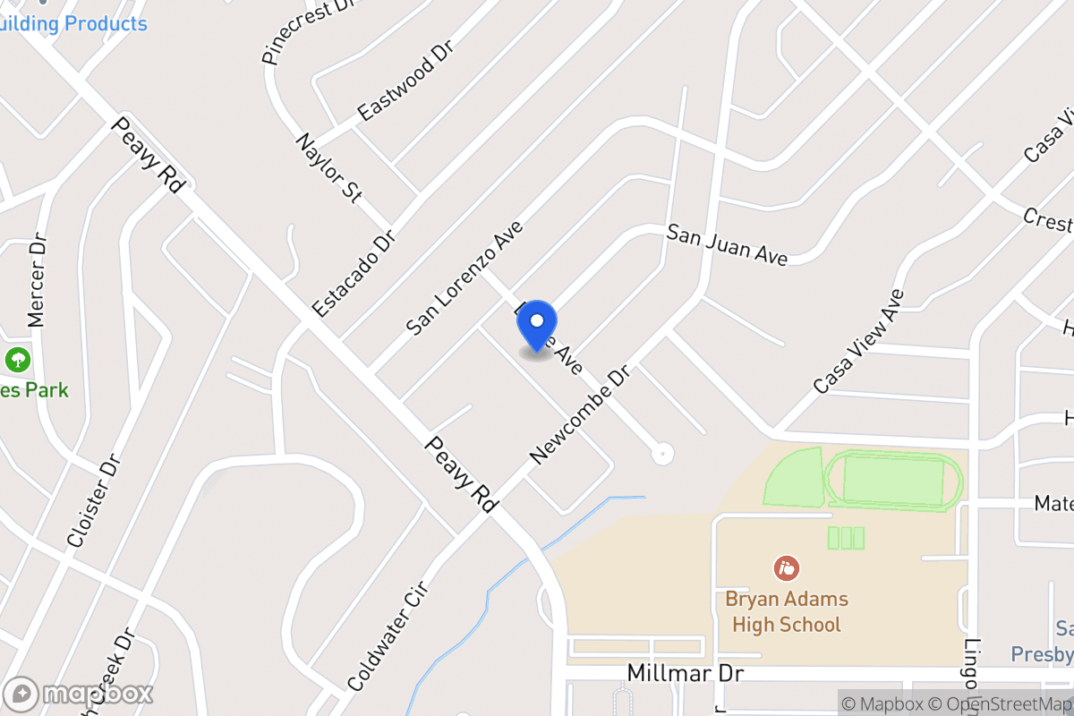 Map of 2030 Blake Ave