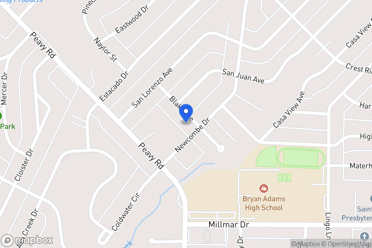 Map of 2038 Blake Ave