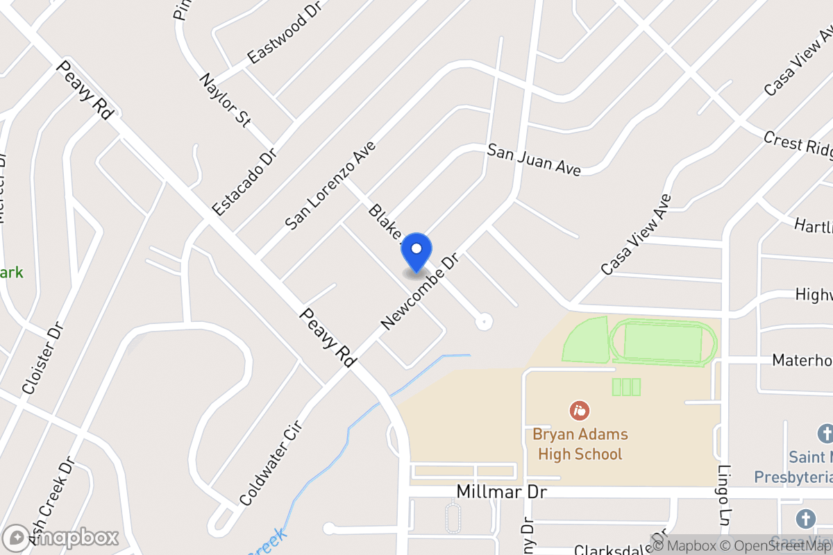 Map of 2044 Blake Ave
