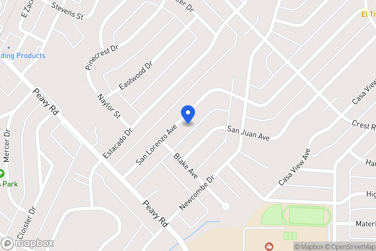 Map of 10064 San Lorenzo Ave
