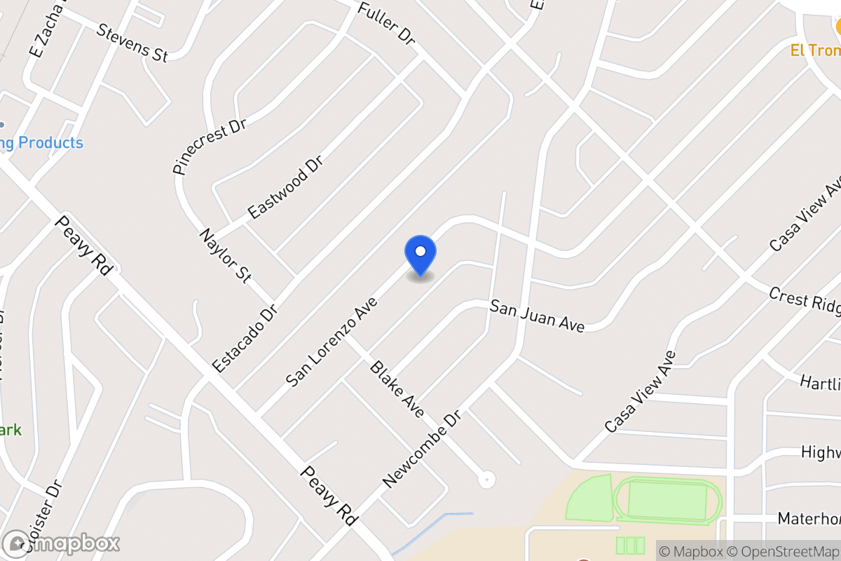 Map of 10074 San Lorenzo Ave