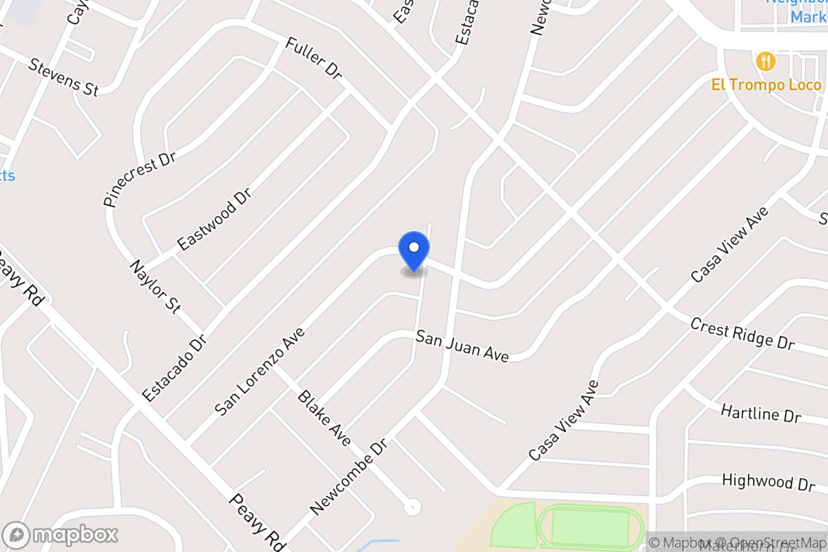 Map of 10126 San Lorenzo Ave