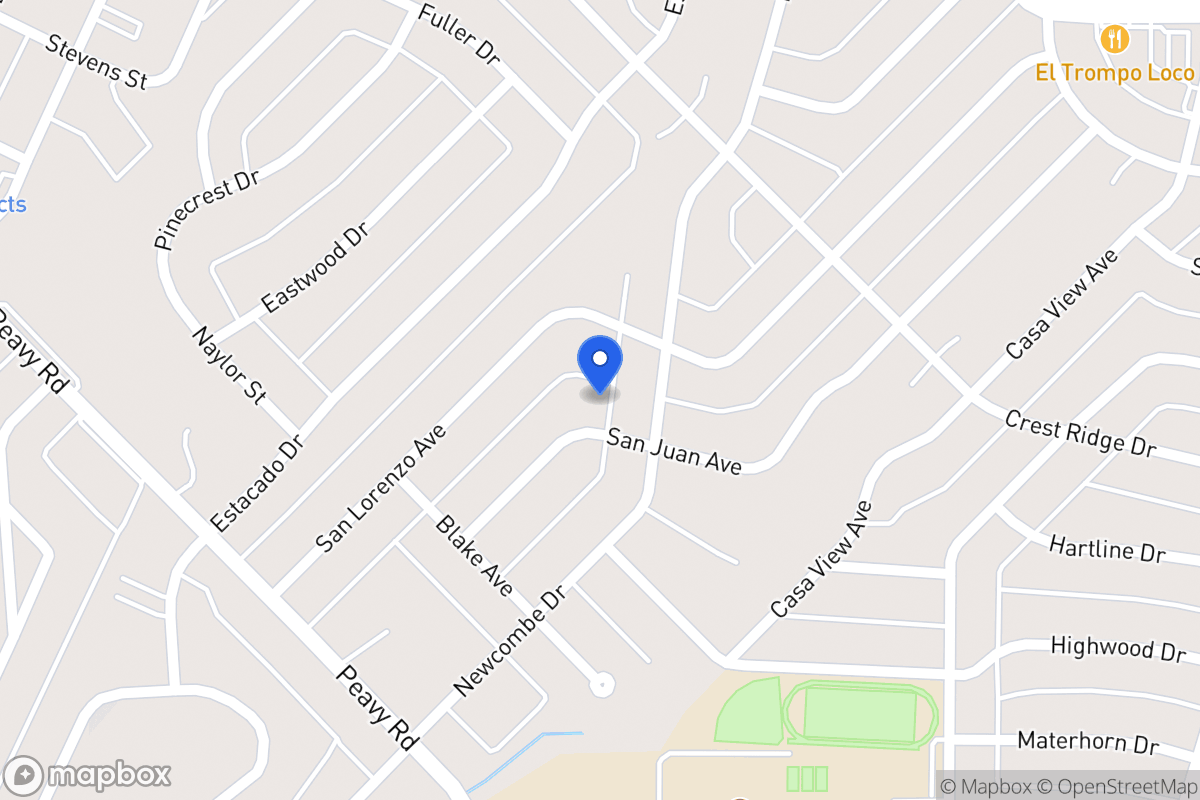 Map of 10085 San Juan Ave