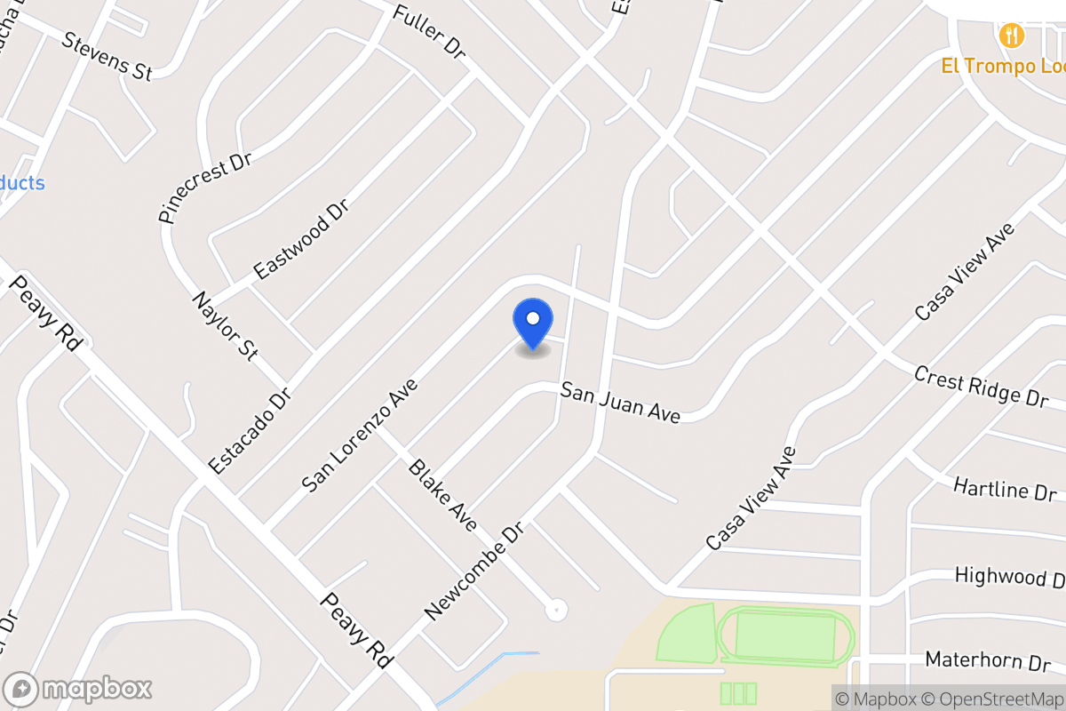 Map of 10081 San Juan Ave