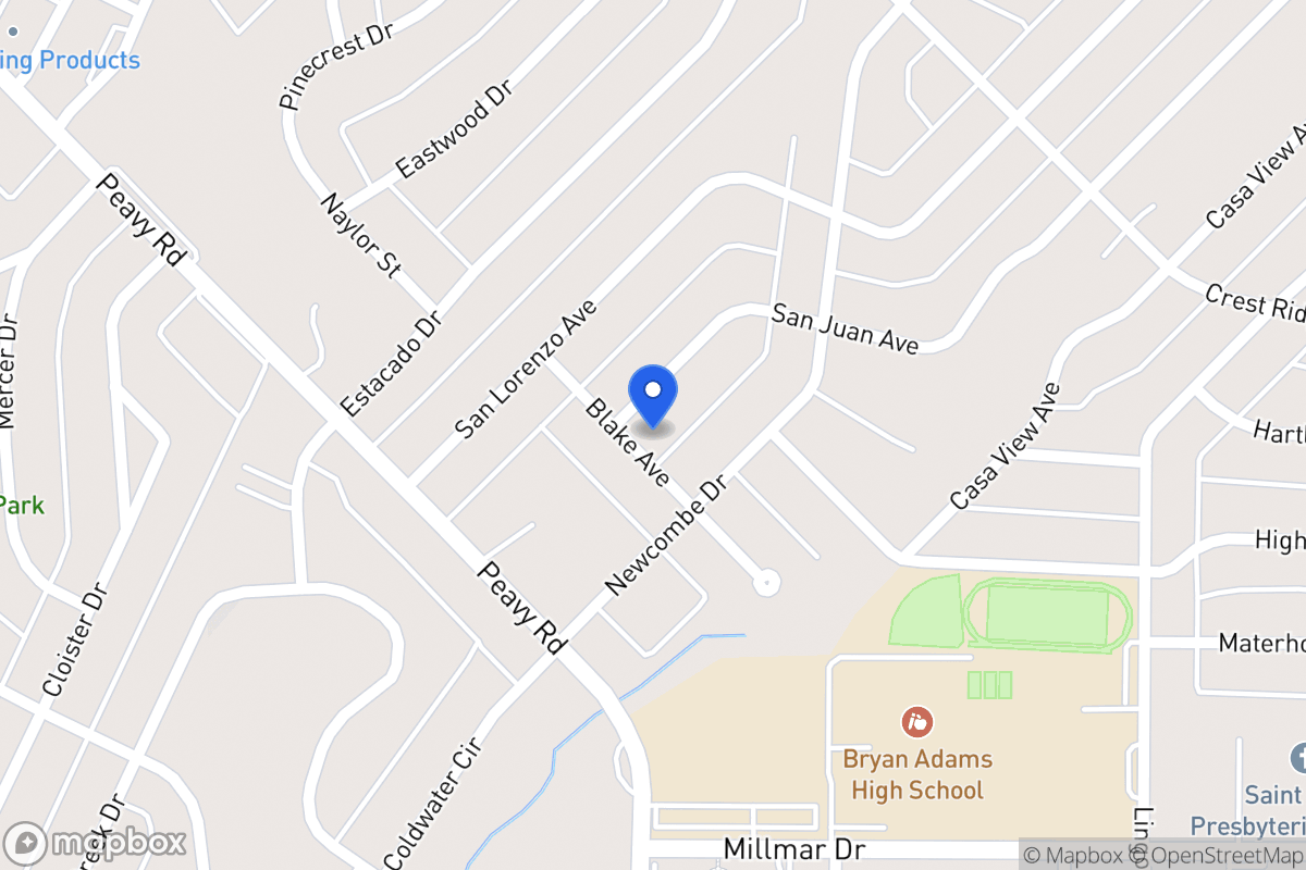 Map of 10050 San Juan Ave