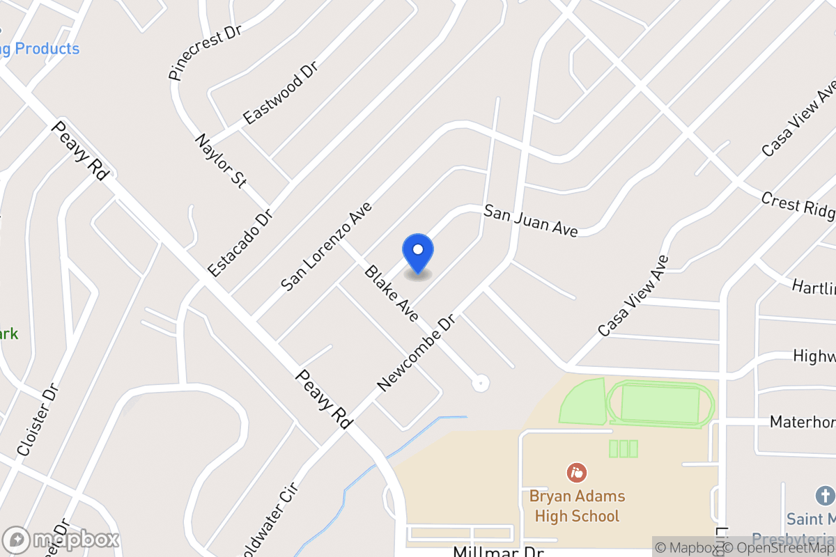 Map of 10054 San Juan Ave