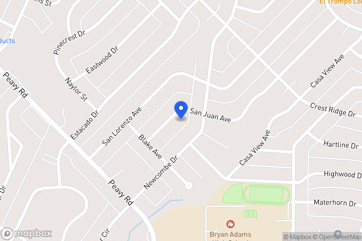 Map of 10074 San Juan Ave