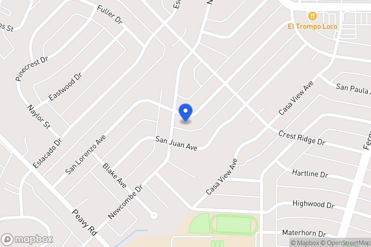 Map of 10150 San Lorenzo Ave