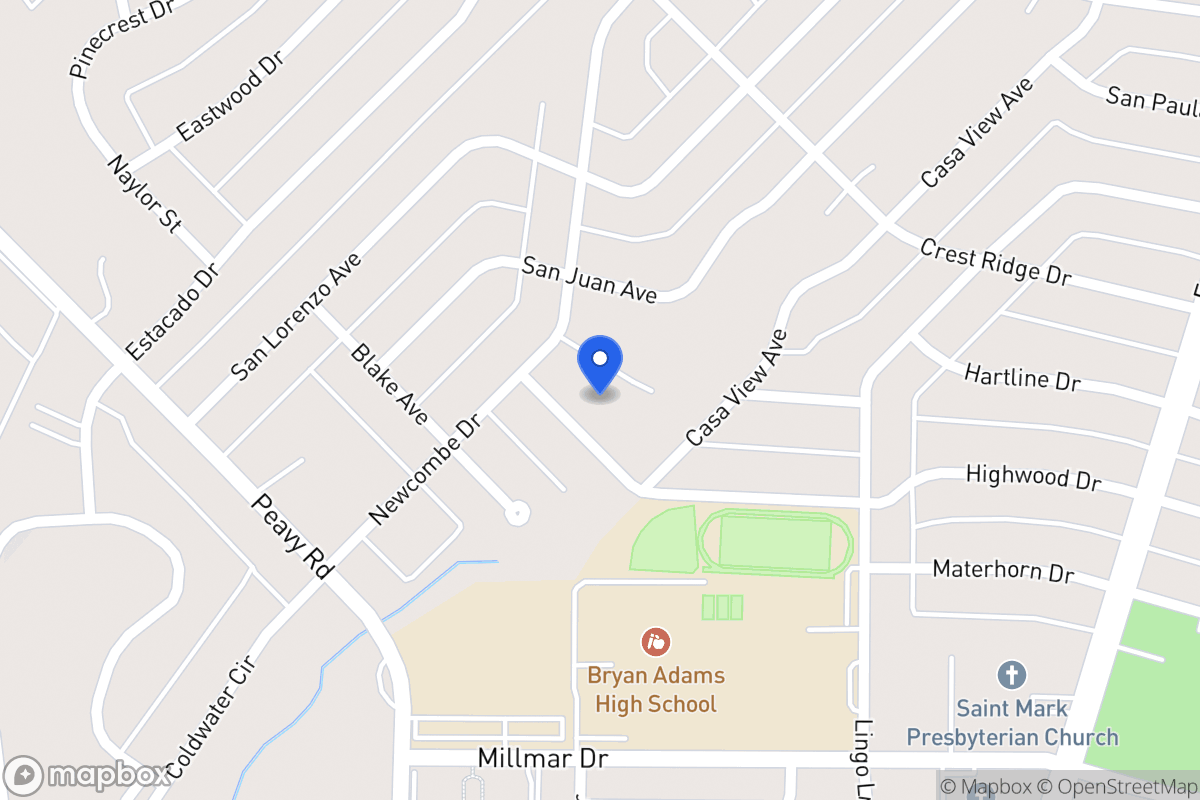 Map of 2119 Highwood Dr