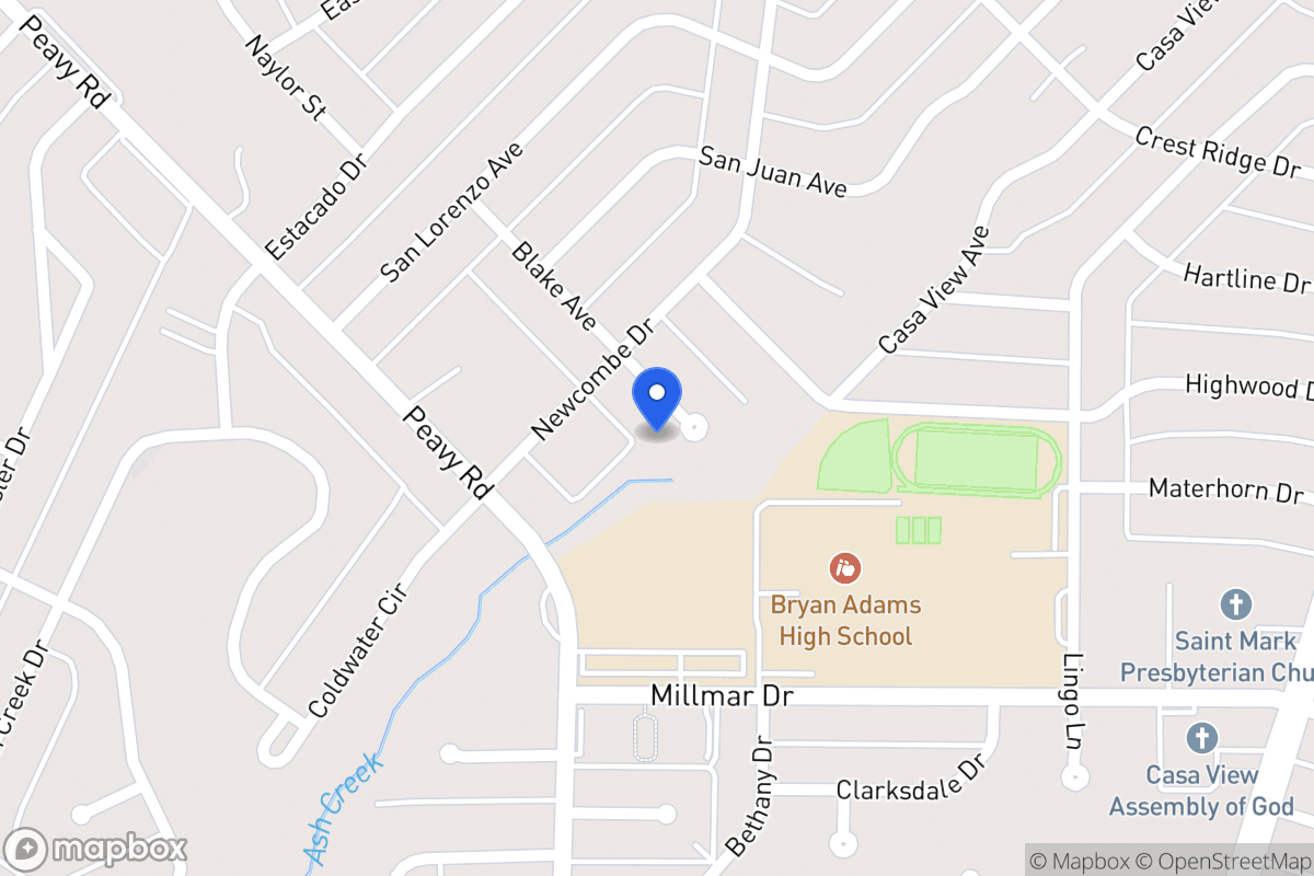 Map of 2118 Blake Ave