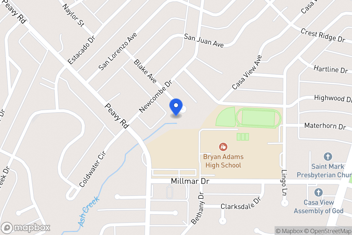Map of 2122 Blake Ave