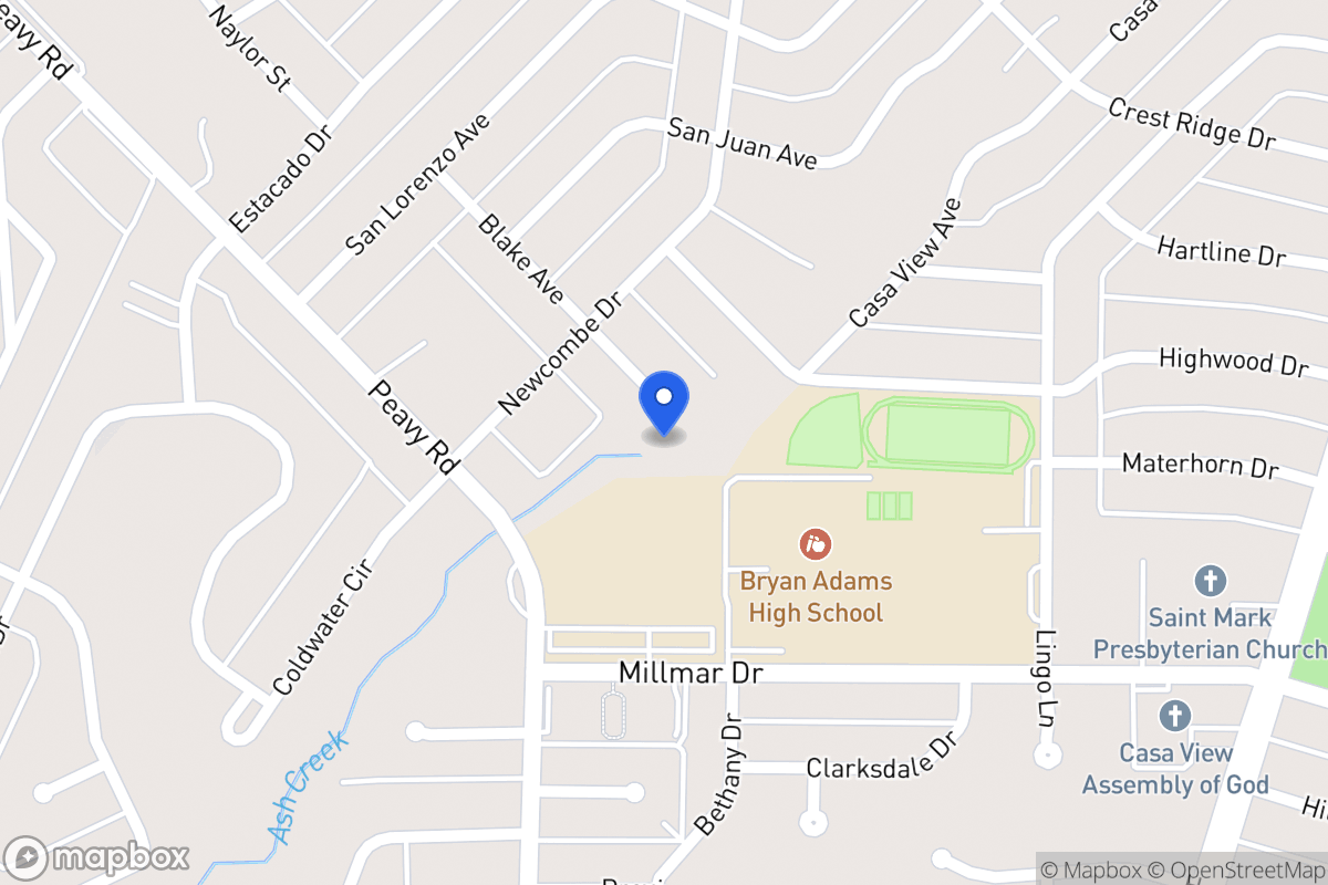 Map of 2126 Blake Ave