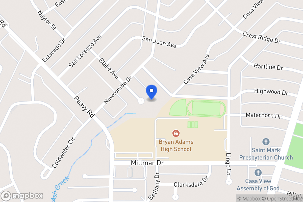 Map of 2127 Blake Ave
