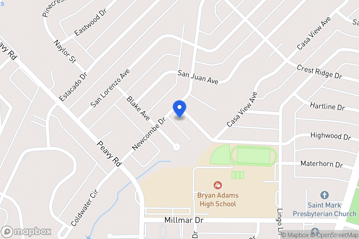 Map of 2108 Highwood Dr