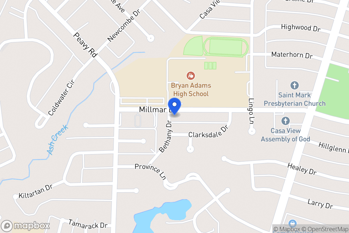 Map of 2006 Millmar Dr