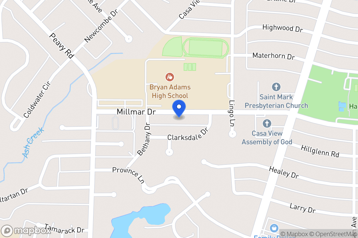 Map of 2104 Millmar Cir