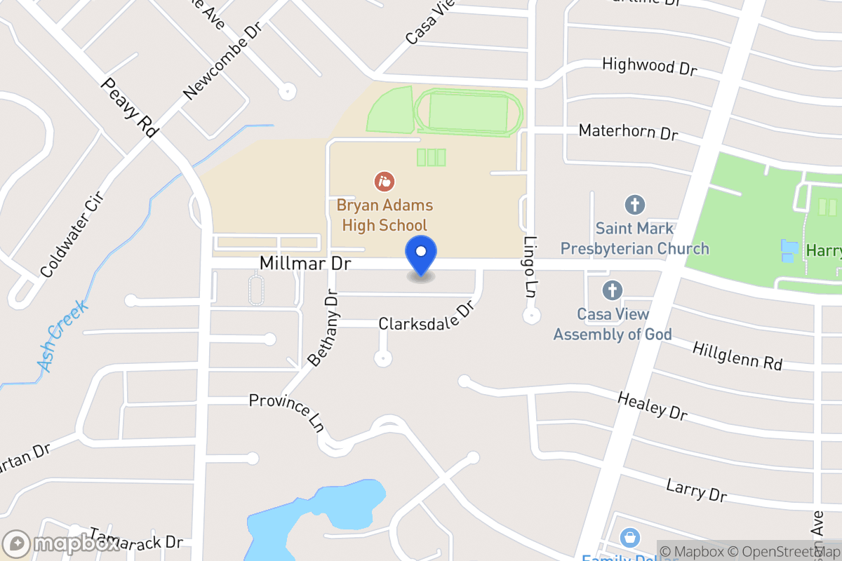 Map of 2108 Millmar Cir