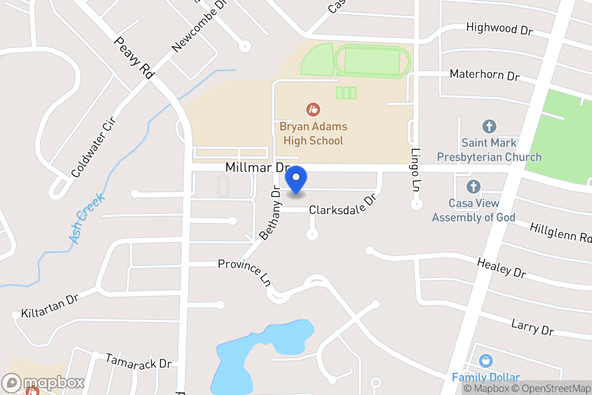 Map of 2011 Clarksdale Dr