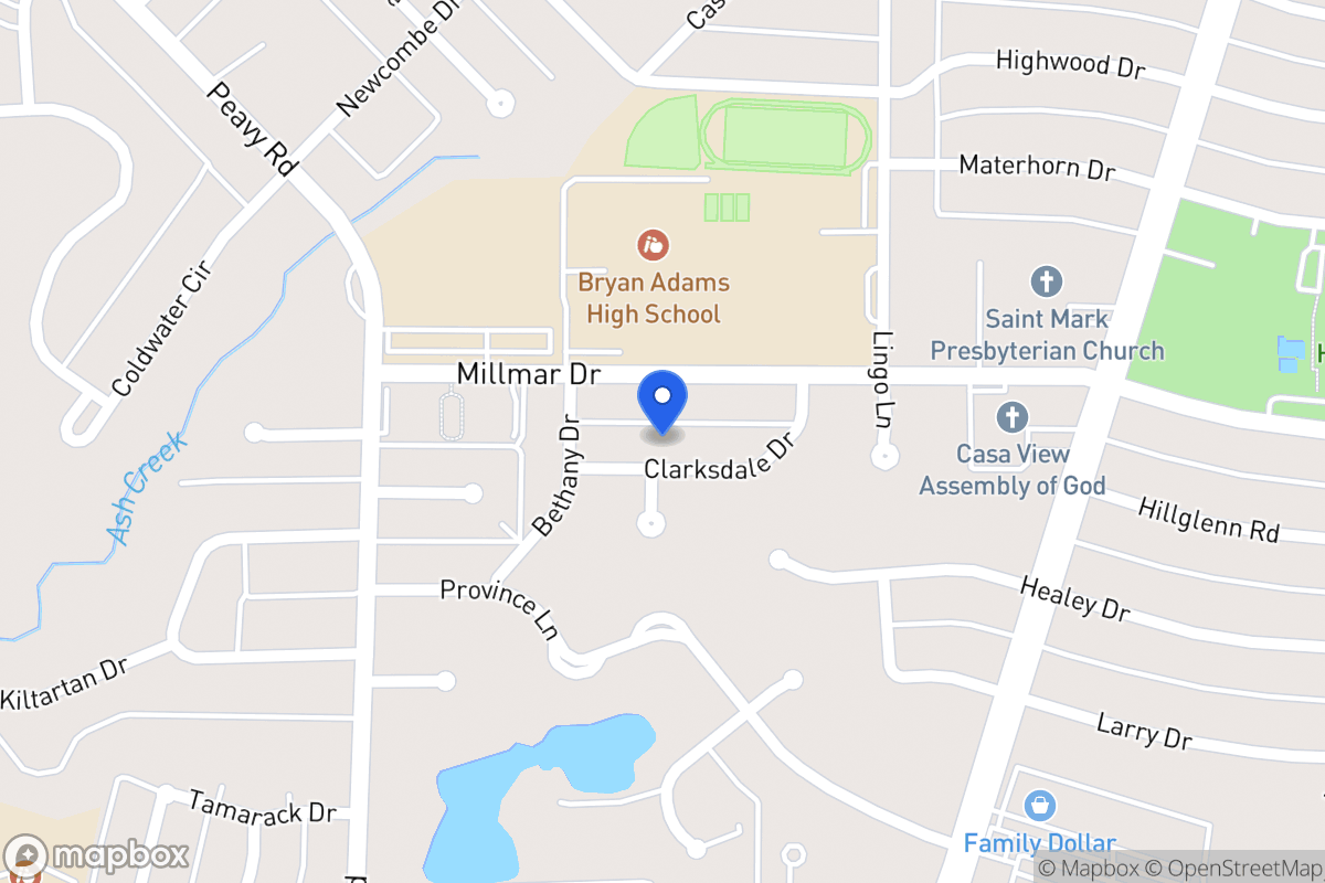 Map of 2027 Clarksdale Dr